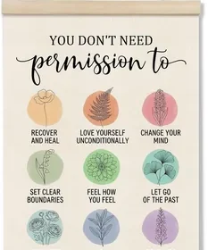 DOI-LANEE Mental Health Poster Hanger Frame - Therapy Decor in Singapore
