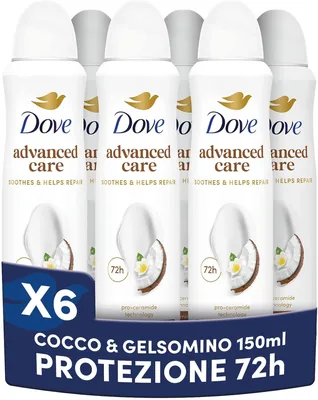 Dove Advanced Care Go Fresh Deodorante Spray con Cocco e Fiore di Gelsomino, Formula Idratante e Senza Alcol, 250 ml – Miglior Affare