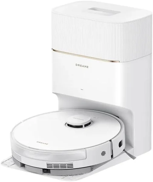 DREAME D20 Pro Plus 2-i 1 Robotväggfrittsvarare, 13000Pa, Dubbel borsta, Automatisk tomt, Lasnavigering, Distanssensor, Djur
