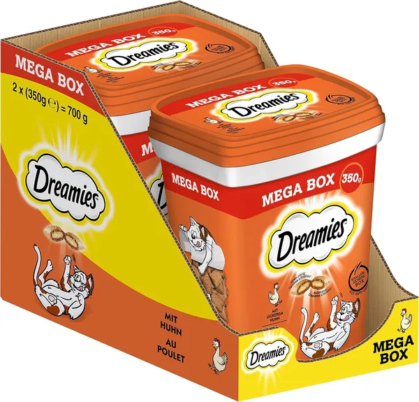 Dreamies Kattekakor med Käcka Flavör, Pack of 2 x 350 g Best Deal