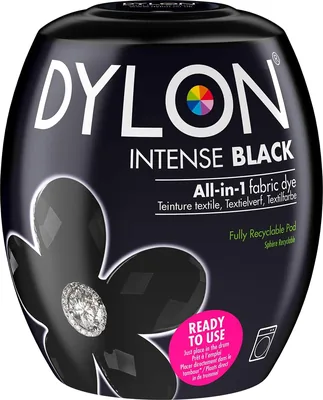 Dylon Washing Machine Fabric Dye Pod – Intense Black, 350g