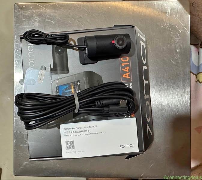 กล้องหลัง 70Mai 410 + สาย usb c
