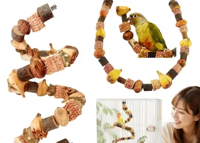 Free ad: インコ用かじりおもちゃ スパイラルパーチ 大中小型対応 ストレス解消運動不足対策 オウム玩具 in Japan. インコ用かじりおもちゃ スパイラルパーチ 大中小型対応 ストレス解消運動不足対策 オウム玩具 in Japan