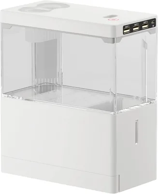 インスピルー 小型水槽 フルセット メダカ繁殖水槽 静音 USBタイプ エネルギー節約 LEDライト ボトムフィルター