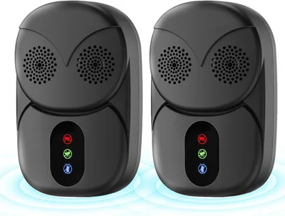 超音波ネズミ・コオロギ防除器 2個セット – 360°全面カバー、自動変換周波数 – 最高の取引
