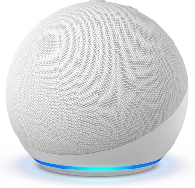 Echo Dot (Newest) 48% Off Glacier White