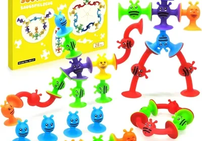 Echocube Zuigspeelgoed, 28 Delen Silicontjes Speelgoed voor Kinderen vanaf 3 Jaar, Sensorisch Zuigspelletje, Stressverlichter - Beste Deal in Netherlands