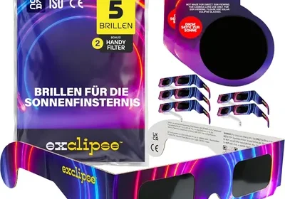 Free ad: Eclipse Sonnenfinsterglas-Set 5er-Pack mit Smartphone-Filter - ISO 12312-2 & CE & UKCA zertifiziert, sichere Sonnenbeobachtung + 2 in Switzerland. Eclipse Sonnenfinsterglas-Set 5er-Pack mit Smartphone-Filter - ISO 12312-2 & CE & UKCA zertifiziert, sichere Sonnenbeobachtung + 2 in Switzerland
