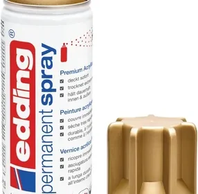 Free ad: Edding 5200 Permanent-Sprühfarbe, Rich Gold Matt, 200 ml, Acryl-Sprühfarbe für Glas, Metall und Holz - Best Deal in Finland. Edding 5200 Permanent-Sprühfarbe, Rich Gold Matt, 200 ml, Acryl-Sprühfarbe für Glas, Metall und Holz - Best Deal in Finland