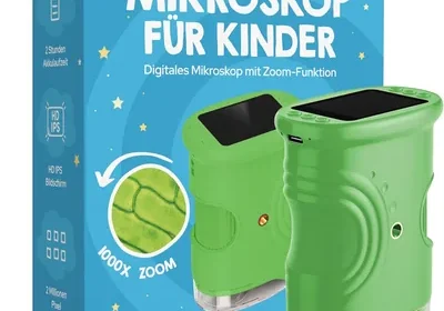 Edubini Digital Mikroskop für Kinder [1000x Vergrößerung] - Taschenmikroskop für Garten, Wald & Experimente - 27% Rabatt in Germany