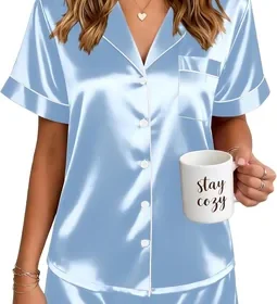 Free ad: Ekouaer Satin Pajamas 31% Off in United States. Ekouaer Satin Pajamas 31% Off in United States