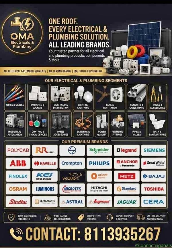 Electrical and Plumbing Equipments