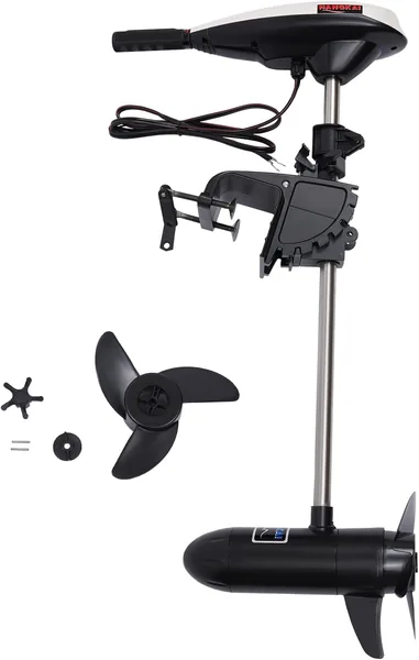 Elektrisk utbord 12V 45 kg Båtmotor med 5 Före och 2 Bakgder för Kajak, Kanot, Inflator och Rubberbåt – Best Deal