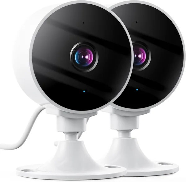 Elelink Kamera Wewnętrzna 2K 3MP WiFi Niania i Kamera dla Zwierząt z Wykrywaniem Ruchu, Nocne Widzenie – Najlepsza Cena