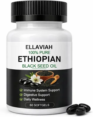ELLAVIAH Black Seed Oil Softgels 800mg – Best Deal