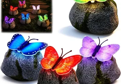 Free ad: ELMVAR Illuminated Butterfly Stone Garden Light Best Deal in United Kingdom. ELMVAR Illuminated Butterfly Stone Garden Light Best Deal in United Kingdom
