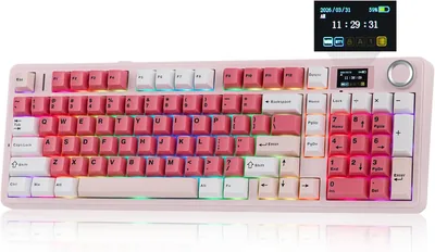 EPOMAKER Aula F99 MAX Teclado Mecánico Inalámbrico con Pantalla Inteligente, 20% de Descuento in Mexico