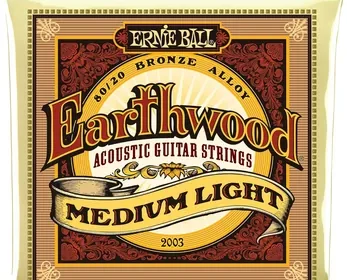 Ernie Ball Earthwood Light 80/20 Corde de guitare acoustique, Bronze - 12-54 in Belgium