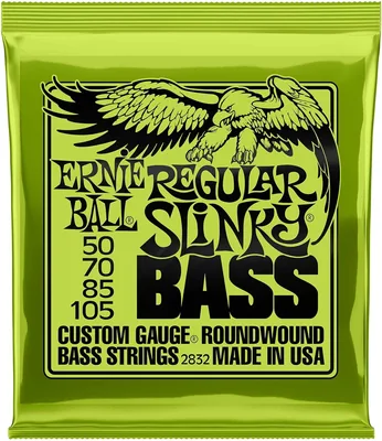 Ernie Ball Regular Slinky Juego de bajo herido de níquel.050 – .105 | 43% Off