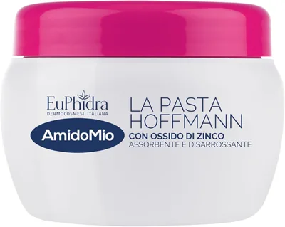 Euphidra – Pasta all’Amido di Mais con Olio d’Oliva e Ossido di Zinco, Azione Calmante e Protettiva, Perfetta per Proteggere la Pelle del Bambino