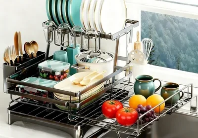Expandable 2-in-1 Dish Drying Rack Best Deal in Australia