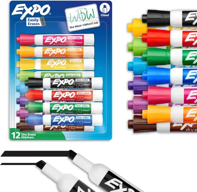 Expo Dry Erase Markers – Low Odor, 12 Count Best Deal