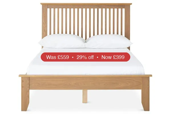 Ezra Bed Frame | King | 5ft | Ash – 29% Off