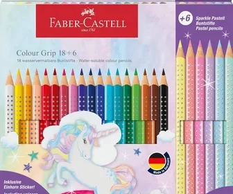Free ad: Faber-Castell 201543 Unicorn-Malstifte-Set, 24 Teile, bruchsicher, inkl. 6 Sparkle Pastel Stifte und Einhorn-Stift in Croatia. Faber-Castell 201543 Unicorn-Malstifte-Set, 24 Teile, bruchsicher, inkl. 6 Sparkle Pastel Stifte und Einhorn-Stift in Croatia