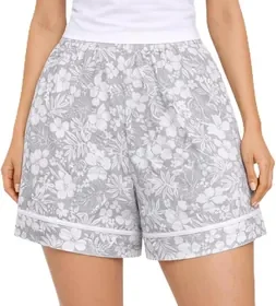 Fabienne Womens Pajama Shorts 100% Cotton Breathable in United Arab Emirates