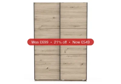 Free ad: Fast Sliding Door Wardrobe | 2 Doors | Oak Effect | 1.2m - 21% Off in Ireland. Fast Sliding Door Wardrobe | 2 Doors | Oak Effect | 1.2m - 21% Off in Ireland