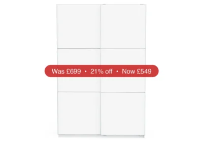 Free ad: Fast Sliding Door Wardrobe | 2 Doors | White | 1.2m - 21% Off in Ireland. Fast Sliding Door Wardrobe | 2 Doors | White | 1.2m - 21% Off in Ireland