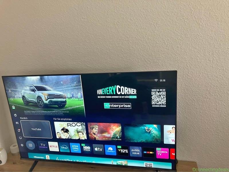 Fernseher HISENSE 50A6N LED TV (Flat, 50 Zoll /
