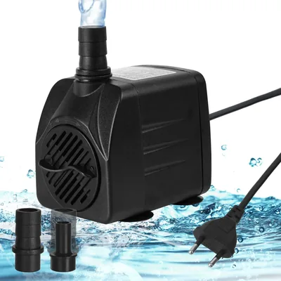 Flintronic Underwaterväxlingspump, 800L/H 16W Ultra-Tytlig Justerbar Aquariumpump med 4 Vakuumfötter för Staubfisk Fountain