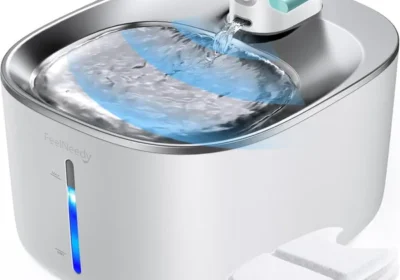 Fontana para Gatos FEELNEEDY sin Batería con Sensor de Movimiento, 4L Fuente de Agua Fría para Gatos con Batería Recargable de 4000mAh - 32% de Descuento in Portugal