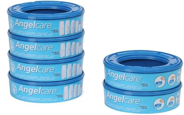 Foppapedretti Piglet Nappy Feeder Refill 6 Ricariche (fino a 1080 Pannolini) – Retiene gli Odori Cattivi con la Tecnologia EVOH a 7 Strati Patentata