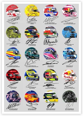 Formula 1 Signed Car Poster | 20% Off