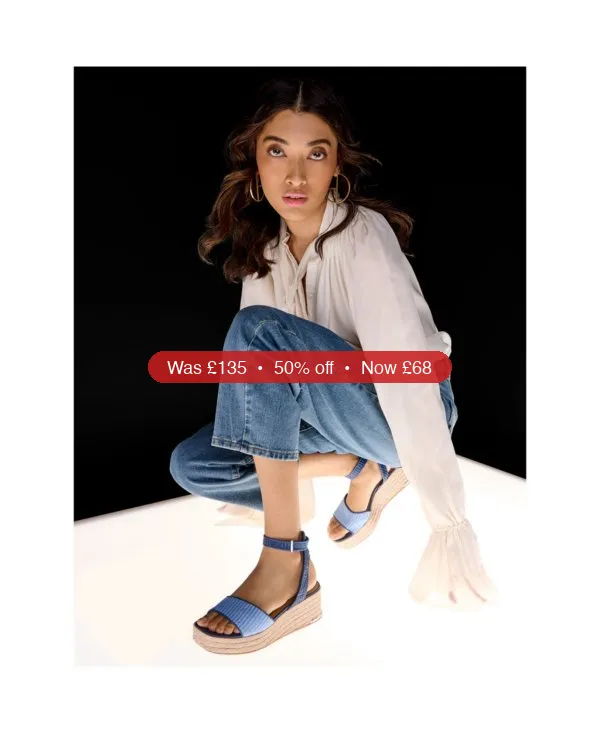 Franco Sarto Women’s Tiffany Espadrille Platform Sandals – 50% Off
