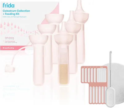 Frida Mom Colostrum Collection Kit – Catch, Store & Feed Breastmilk