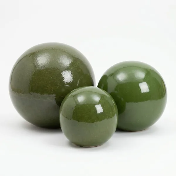 Fritidsbollar, trädgardsbollar, fantastiska erbjudanden – helt frosvärt och väderbestånd (Olivgrön, 3-pack)