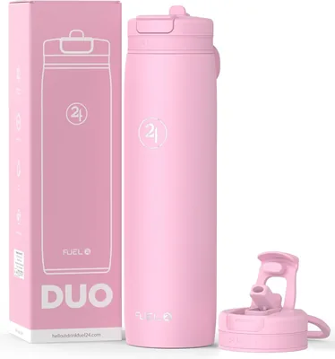 Fuel24 Duo Stainless Steel Water Bottle 700ml/1L – Best Deal