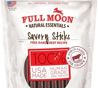 Free ad: Full Moon Dog Treats 78% Off - Beef Savory Sticks in United States. Full Moon Dog Treats 78% Off - Beef Savory Sticks in United States