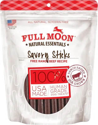 Full Moon Dog Treats 78% Off – Beef Savory Sticks