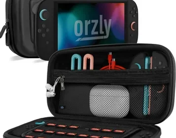 Funda de Transporte Orzly para Nintendo Switch 2025 de 7.9 Pulgadas, Rigida con Almacenamiento Inteligente - 28% Descuento in Spain