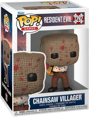 Funko Pop! Games: Resident Evil – Chainsaw Villager – Figura de Vinilo Coleccionable – Idea de Regalo – Merchandising Oficial – Juguetes