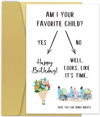 Funny Birthday Card for Mom – Humor Nursing Home Birthday Card