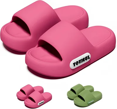 Galasala Sandalias Mujer, Pantuflas Cómodas de EVA Antiderrapantes con Plataforma Gruesa, Chanclas de Secado Rápido