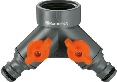 Gardena Twin-Tap Connector: 26.5 mm (G 3/4 Inch) Tråd, Tillföra två apparater in Sweden