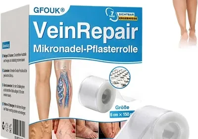 GFOUK Venenreparatur-Plasterrolle, professionelle Venenheilmittel für alle Hauttypen (1 Bo) in Hungary