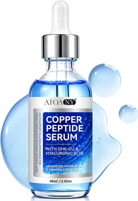 GHK-Cu Peptid Serum für das Gesicht, Kupferpeptid gegen Falten und für Hautelastizität, 15ml