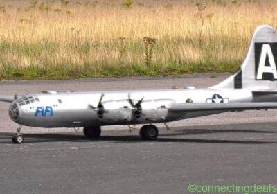 Giant B29 Superfortress 16 feet span in Liverpool